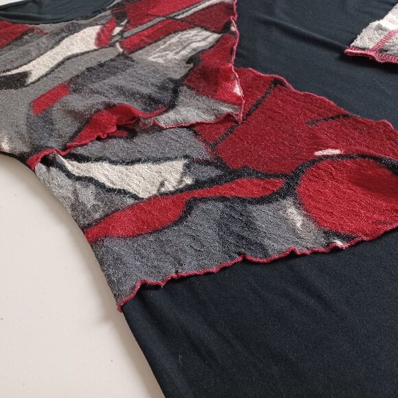 Goa Y2K Mesh Patchwork Overlay Mini Dress - Picture 7 of 16